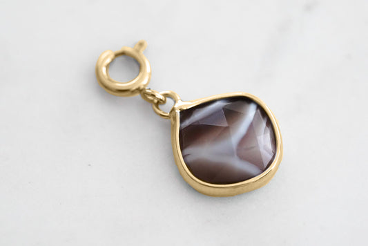 Maker Collection - Cinder Sideways Square Charm