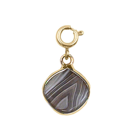 Maker Collection - Cinder Sideways Square Charm