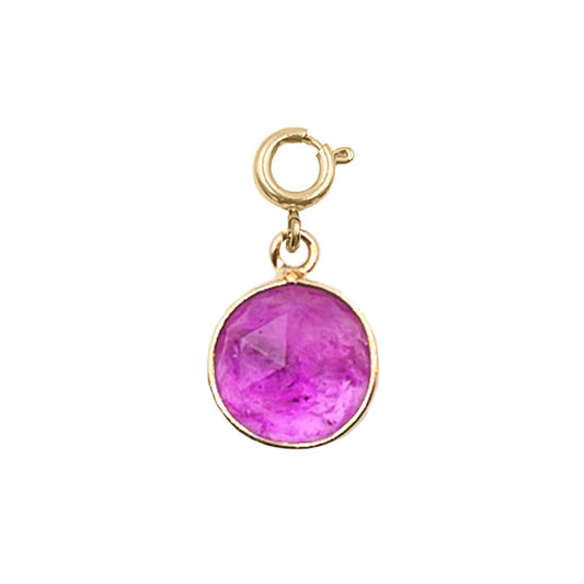 Maker Collection - Fuchsia Circle Charm