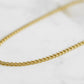 Maker Collection - Gold Curb Necklace Chain