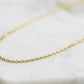 Maker Collection - Gold Loose Trace Necklace Chain