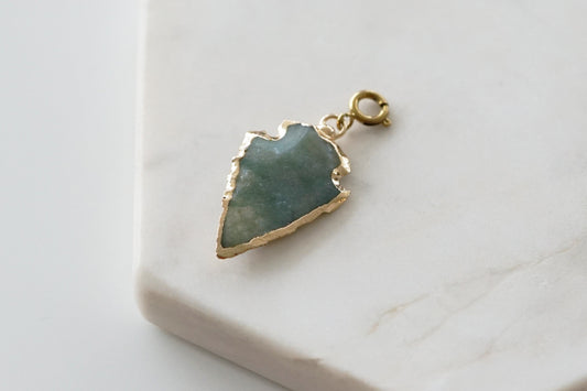 Maker Collection - Green Arrowhead Charm
