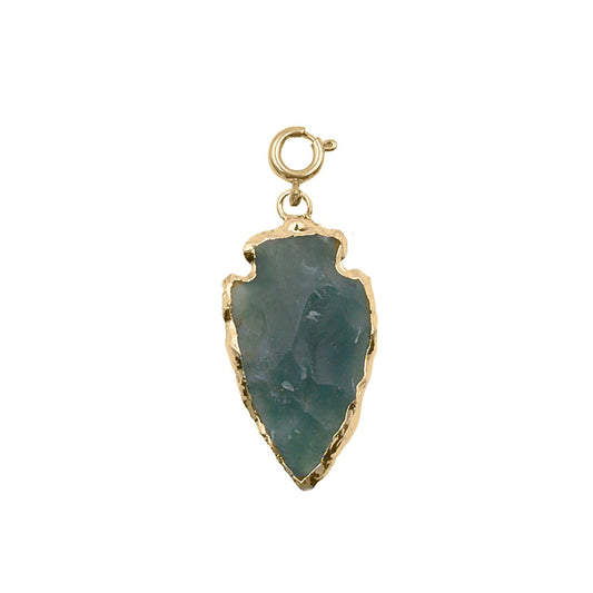 Maker Collection - Green Arrowhead Charm