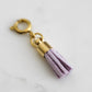 Maker Collection - Mauve Suede Tassel Charm