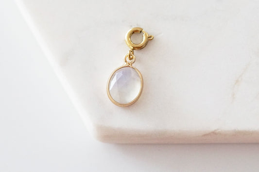Maker Collection - Moonstone Oval Charm