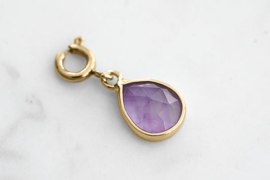 Maker Collection - Mulberry Tear Charm