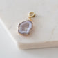 Maker Collection - Petite White Agate Stone Charm