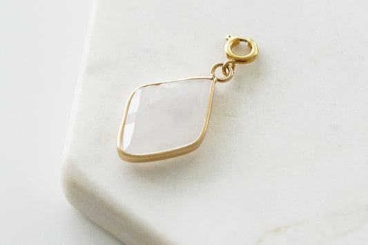 Maker Collection - Quartz Diamond Charm