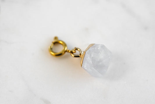 Maker Collection - Quartz Icosahedron Charm