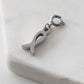 Maker Collection - Silver Awareness Ribbon Charm