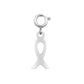 Maker Collection - Silver Awareness Ribbon Charm