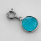 Maker Collection - Silver Azure Circle Charm