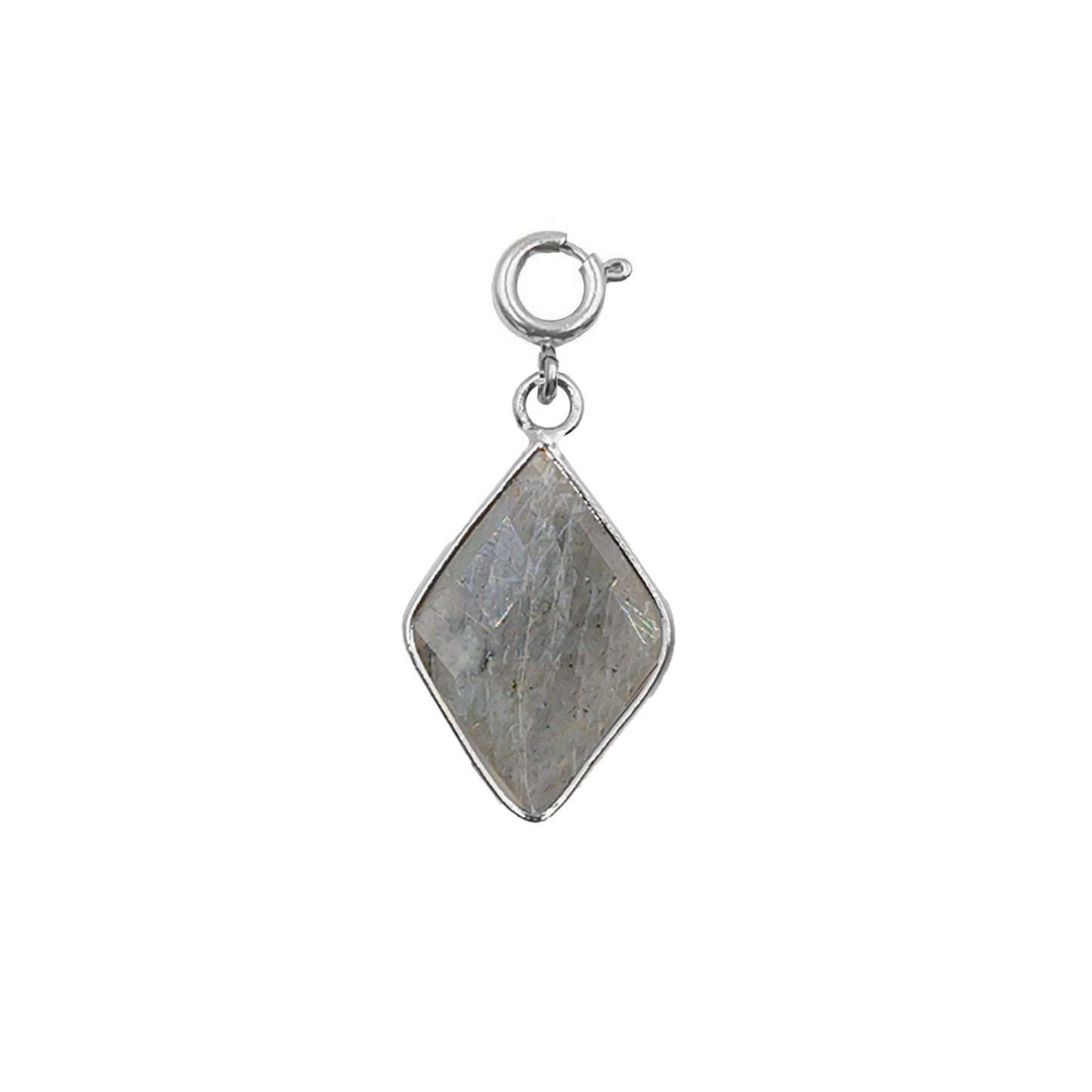 Maker Collection - Silver Haze Diamond Charm