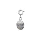 Maker Collection - Silver Haze Dipped Oval Charm