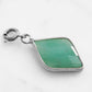 Maker Collection - Silver Jade Diamond Charm