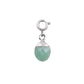 Maker Collection - Silver Jade Dipped Oval Charm