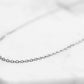 Maker Collection - Silver Loose Trace Necklace Chain