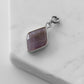 Maker Collection - Silver Merlot Diamond Charm