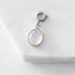 Maker Collection - Silver Moonstone Oval Charm