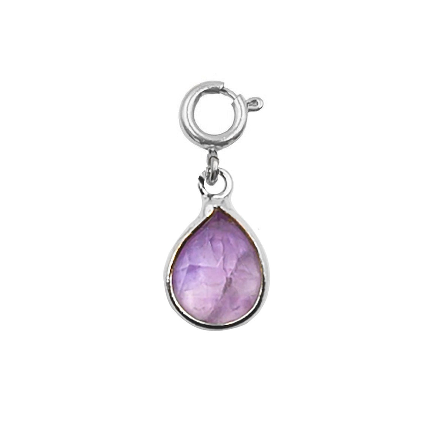 Maker Collection - Silver Mulberry Tear Charm