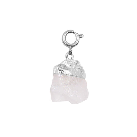Maker Collection - Silver Nugget Quartz Charm