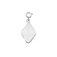 Maker Collection - Silver Quartz Diamond Charm