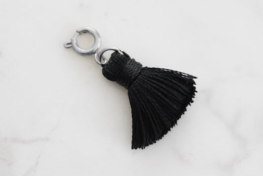Maker Collection - Silver Raven Tassel Charm