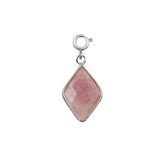 Maker Collection - Silver Ruby Diamond Charm