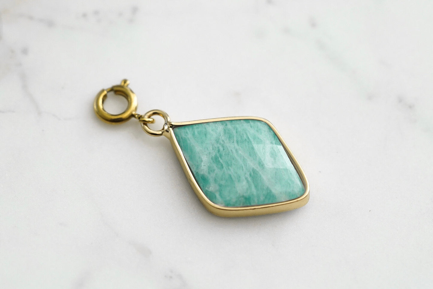 Maker Collection - Teal Diamond Charm