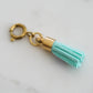 Maker Collection - Teal Suede Tassel Charm