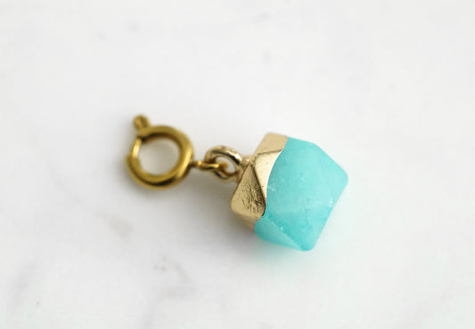 Maker Collection - Azure Icosahedron Charm
