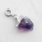 Maker Collection - Silver Mulberry Nugget Quartz Charm