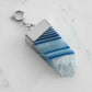 Maker Collection - Silver Azure Raw Quartz Charm