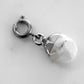 Maker Collection - Silver Pepper Dipped Oval Charm