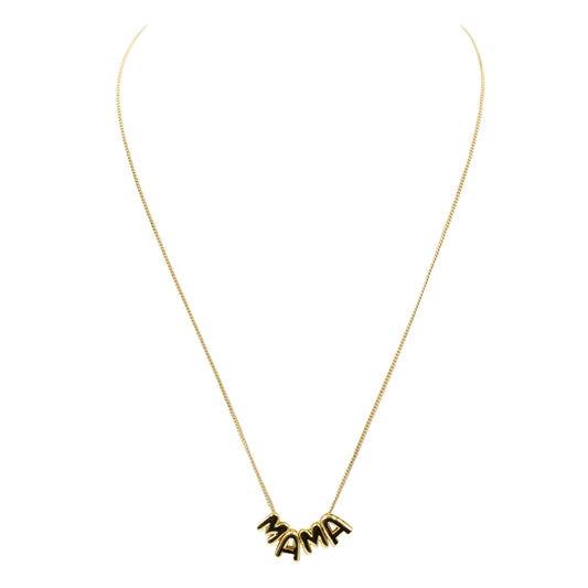 Mama Collection - Bubble Letter Necklace