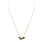Mama Collection - Rose Gold Bubble Letter Necklace