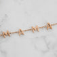 Mama Collection - Rose Gold Letter Bracelet