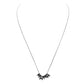 Mama Collection - Silver Bubble Letter Necklace