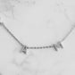 Mama Collection - Silver Letter Necklace