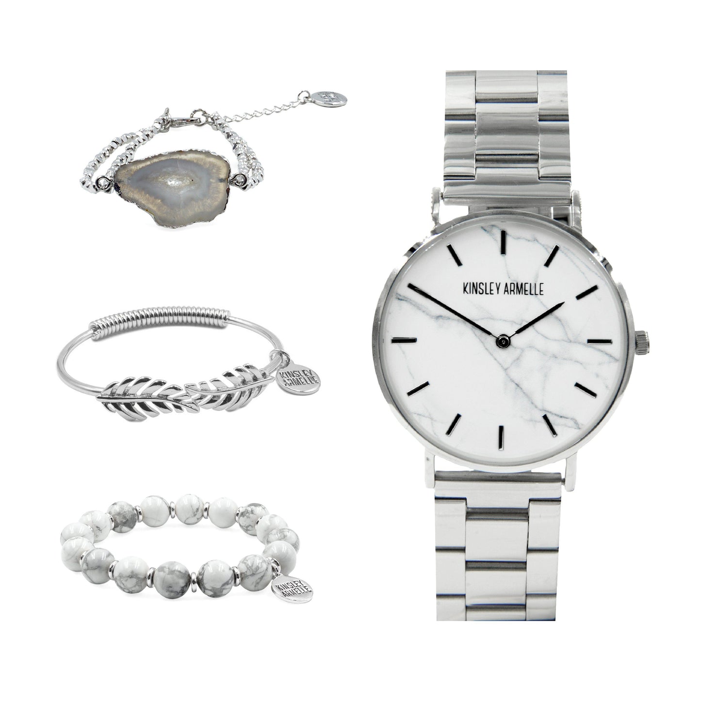 Marble Crush Bracelet Stack