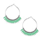 Mariana Collection - Silver Mint Earrings