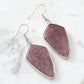 Maxi Collection - Silver Ruby Earrings