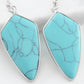 Maxi Collection - Silver Turquoise Earrings