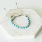 Merci Collection - Silver Turquoise Bracelet