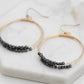 Metallic Collection - Gunmetal Nova Earrings