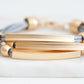 Metallic Collection - Slate Bracelet
