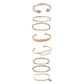 Rose Gold Milayna Bracelet Stack