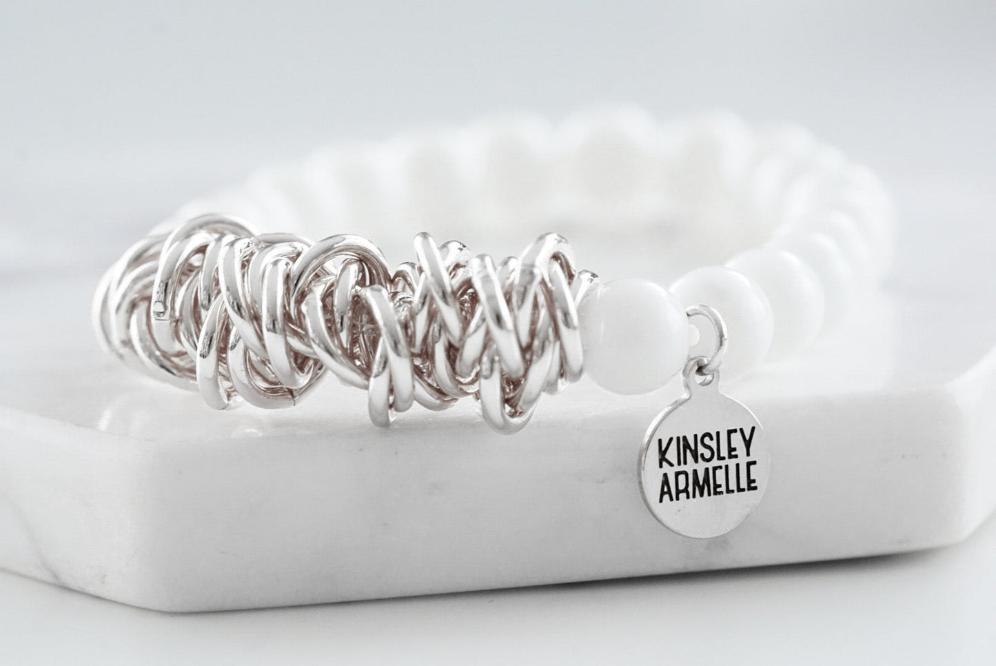Miley Collection - Silver Ashen Bracelet