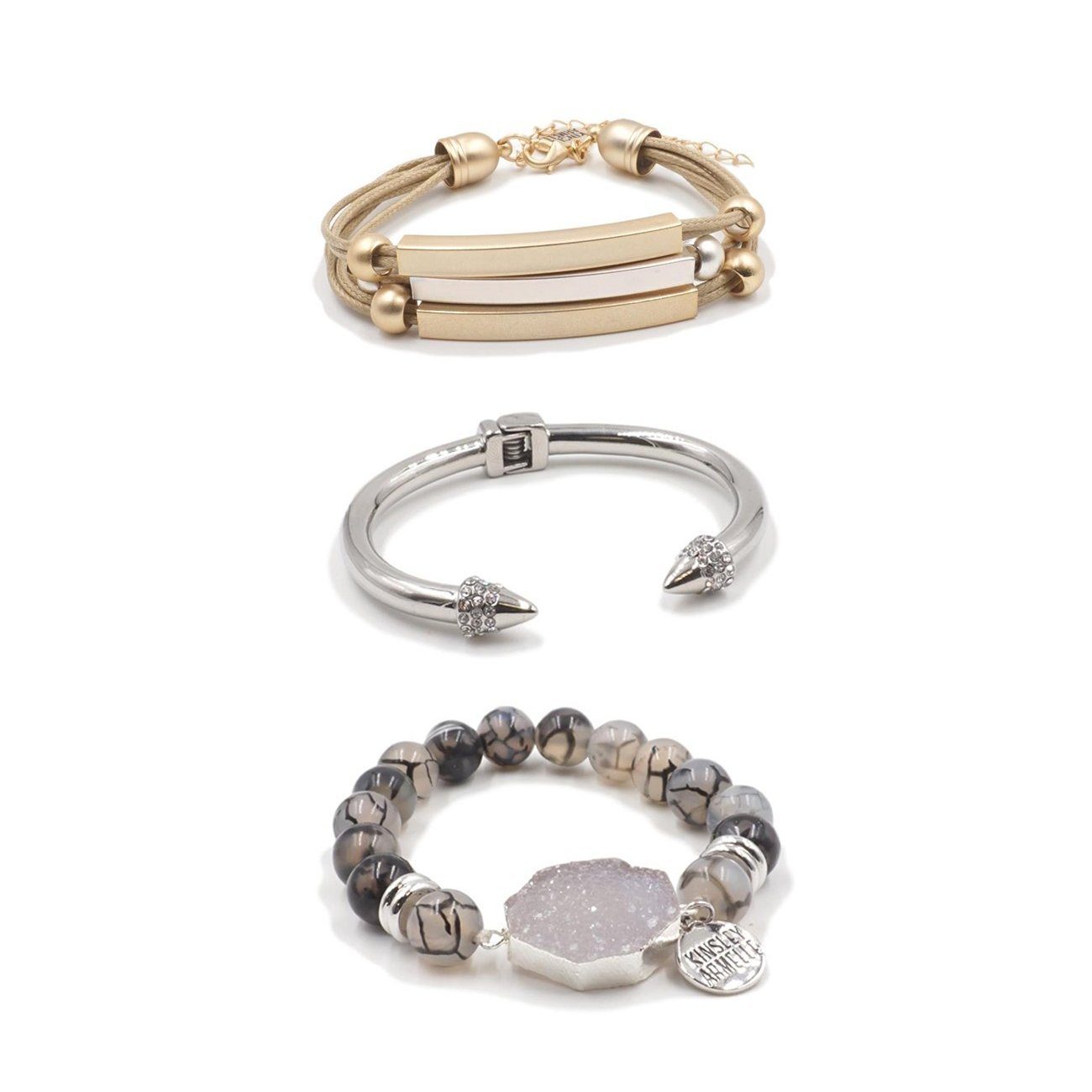 Moonstone Bracelet Stack