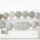 Morsel Collection - Silver Cinder Bracelet